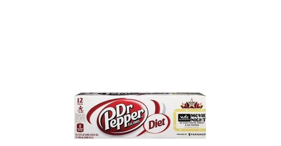Dr Pepper Diet Can 12 Pack (12 oz) from CVS - W Mason St in Green Bay, WI