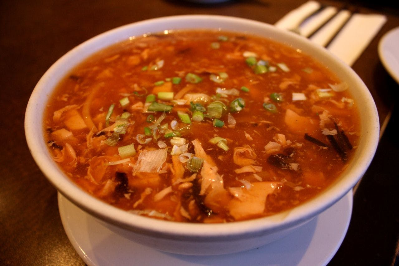 Hot n Sour Soup (Chicken) from Pariwaar Delights in Jersey City, NJ