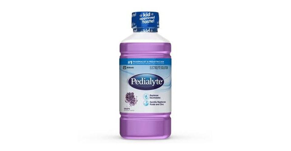 Pedialyte Electrolyte Solution Grape Ready-to-Drink (35 oz) from CVS - Franklin St in Waterloo, IA