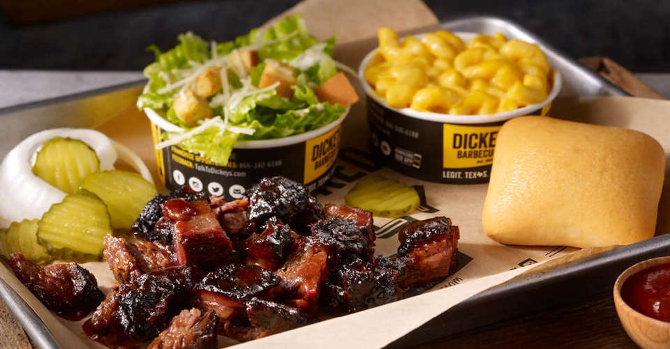 Brisket Burnt Ends Plate from Dickey's Barbecue Pit: Middleton (WI-0842) in Middleton, WI