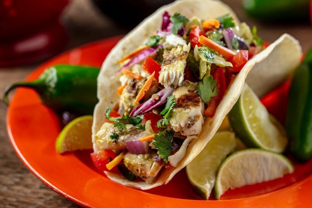 2 Fish Tacos from Brushfire Tacos y Tapas - Happy Valley in Glendale, AZ