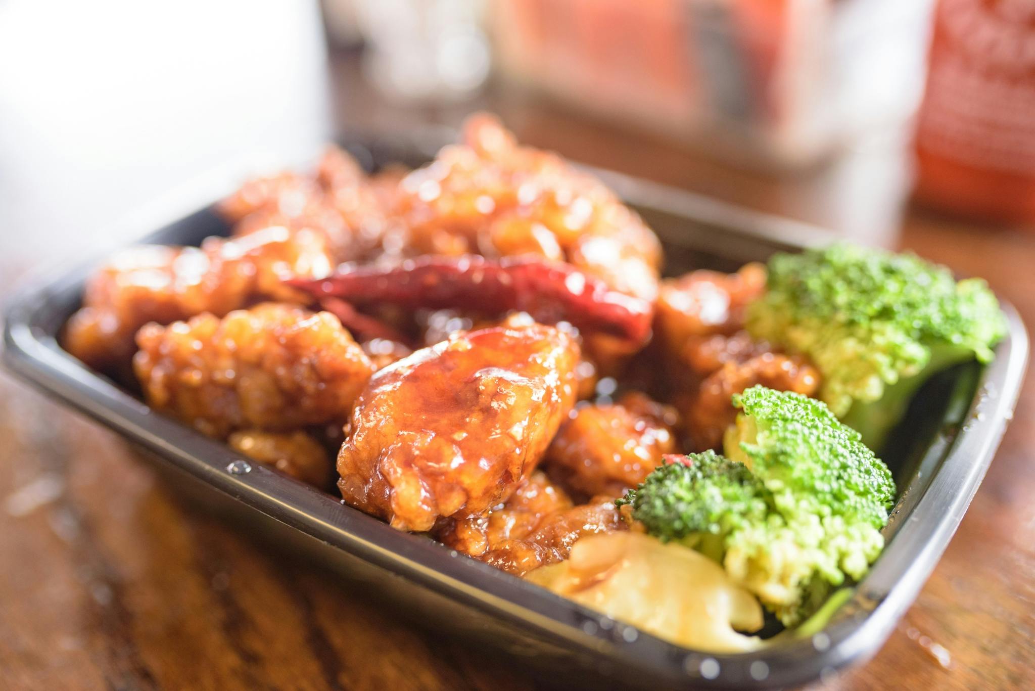 General Tso's Chicken from Lucky Kitchen - North Campus in Ann Arbor, MI