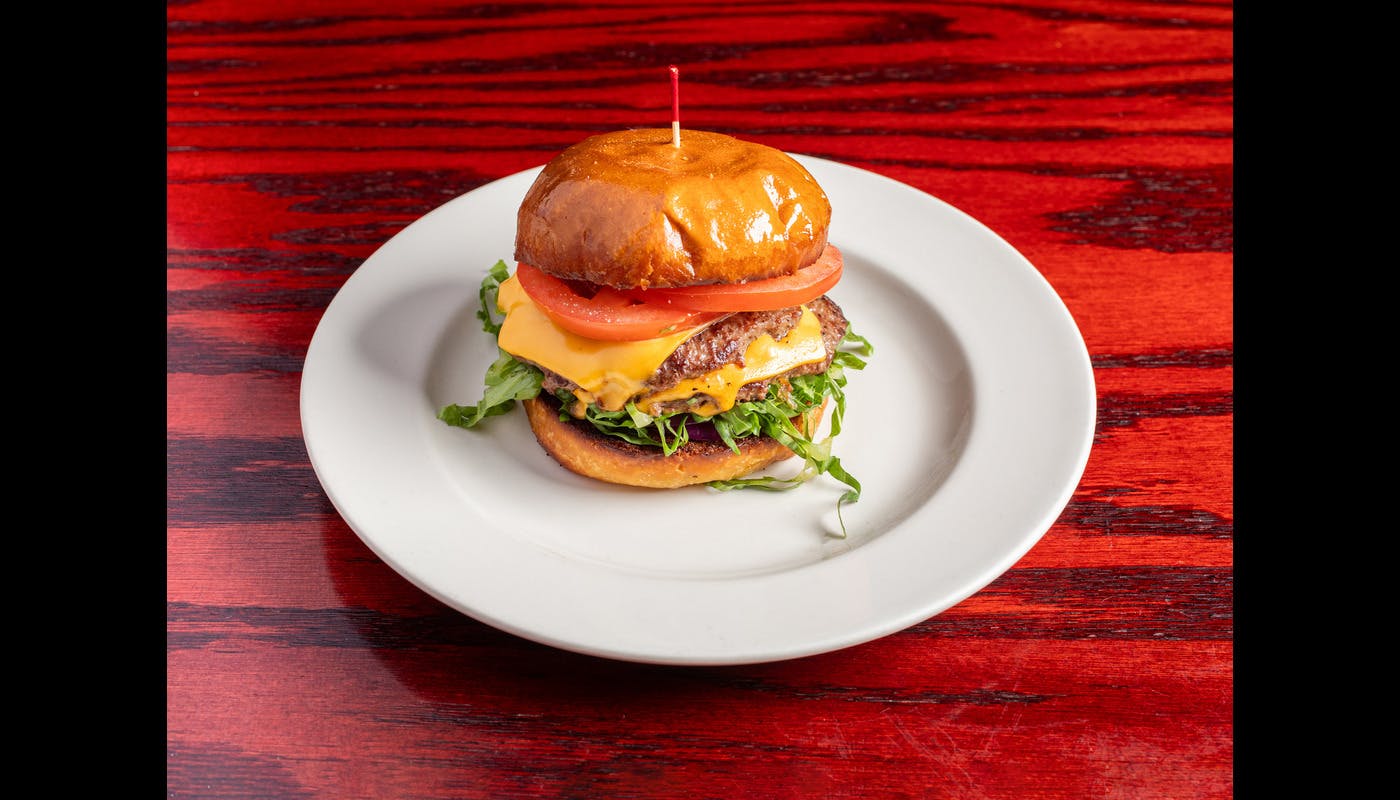 Muddy Burger from Inga's Alpine Tavern in Denver, CO