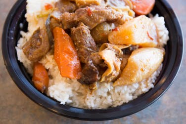 Uncle Pang's Chinese Beef Stew Go Bowl from Dim Sum King in Sunnyvale, CA