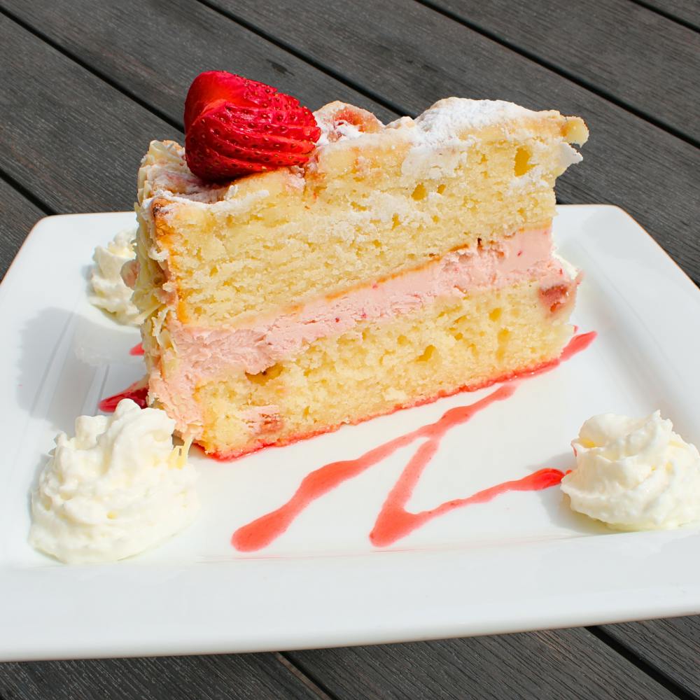 Strawberry Cake from Holidays Pub & Grill - Superior Ave in Sheboygan, WI