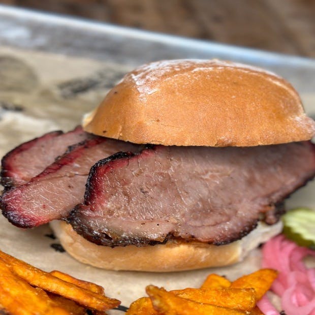 Brisket Sand from Parker John's BBQ & Pizza - Green Bay in Green Bay, WI