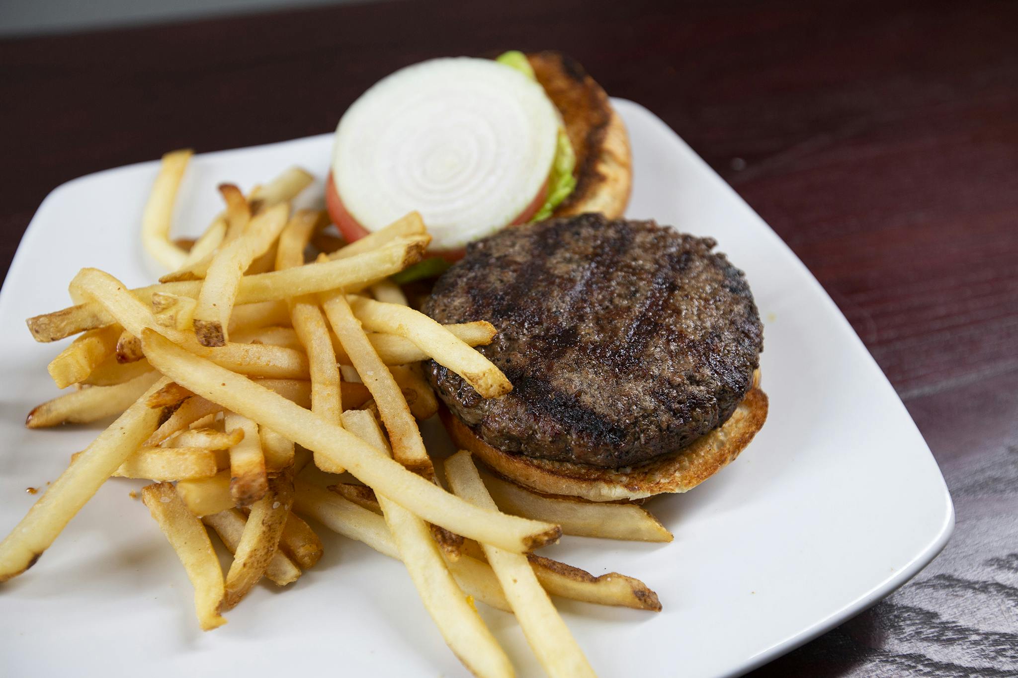 Firehouse Burger from Firehouse Grill - Chicago Ave in Evanston, IL