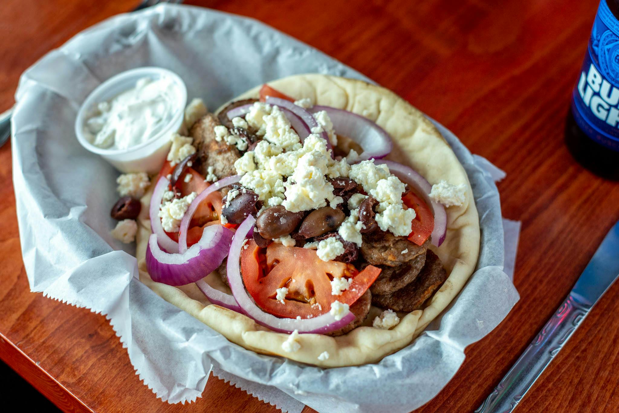 Gyro from R & D's House Divided in Green Bay, WI