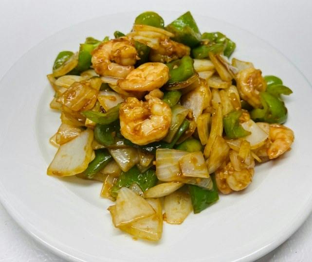 Pepper Shrimp from Happy Wok - Elmwood Ave in Middleton, WI