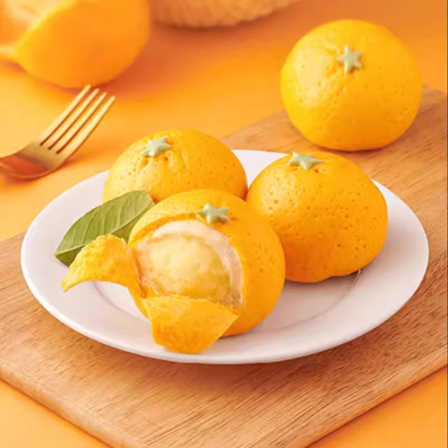 Orange Buns (3) ??? from DJ Kitchen in Philadelphia, PA