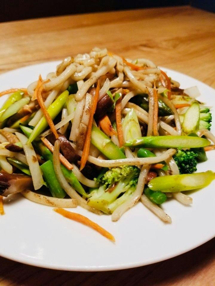Veggie Udon from Tavernakaya in Madison, WI