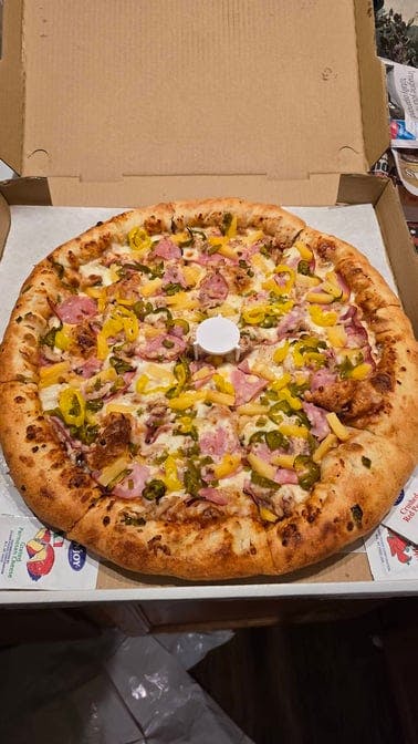 Hawaiin (Two point Zero) Pizza from Slice of Italy - Kent in Renton, WA