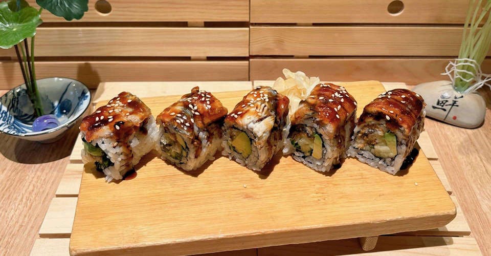 Double Unagi Maki (10 Pieces) from Dodomi Sushi Rotary - N Sheridan Rd in Chicago, IL