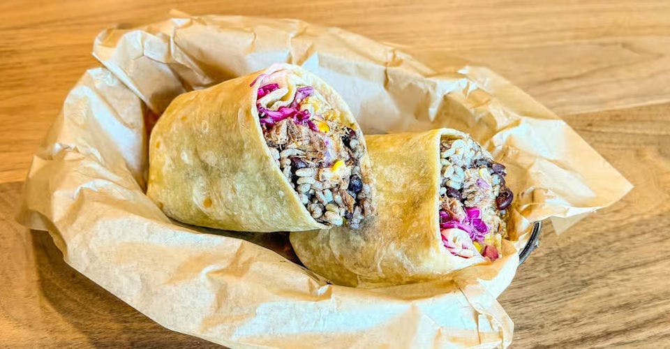 Bean Burrito from HWY1 Bowls & Burritos in Madison, WI