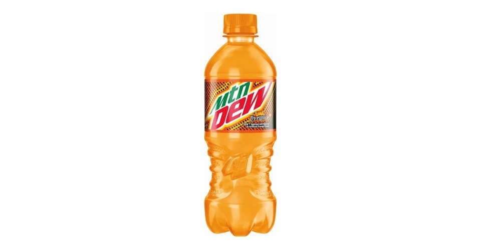 Mountain Dew Live Wire, 20 oz. Bottle from BP - E North Ave in Milwaukee, WI