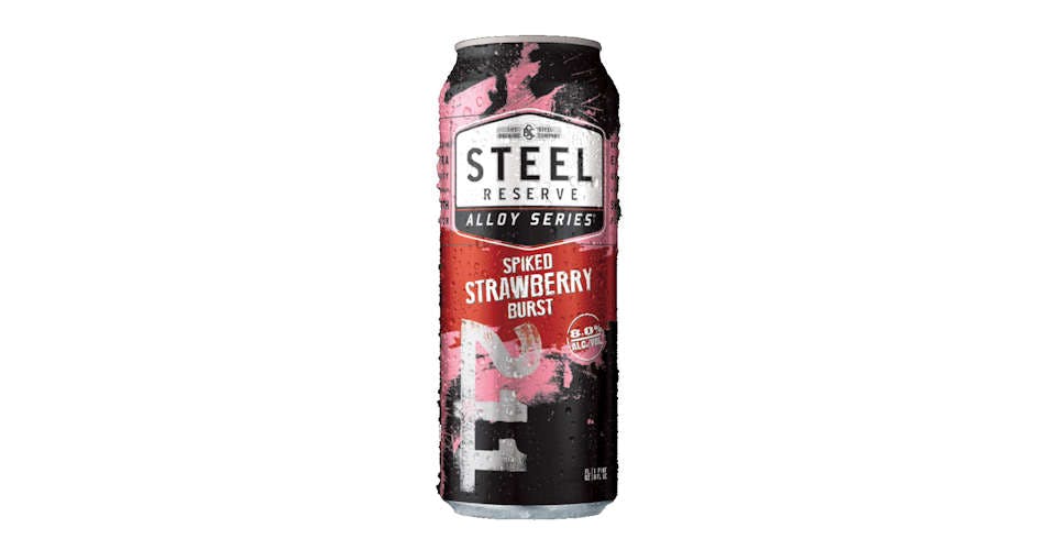 Steel Reserve: Strawberry, 16 oz. from Five Corners Liquor & Wine in Cedar Falls, IA