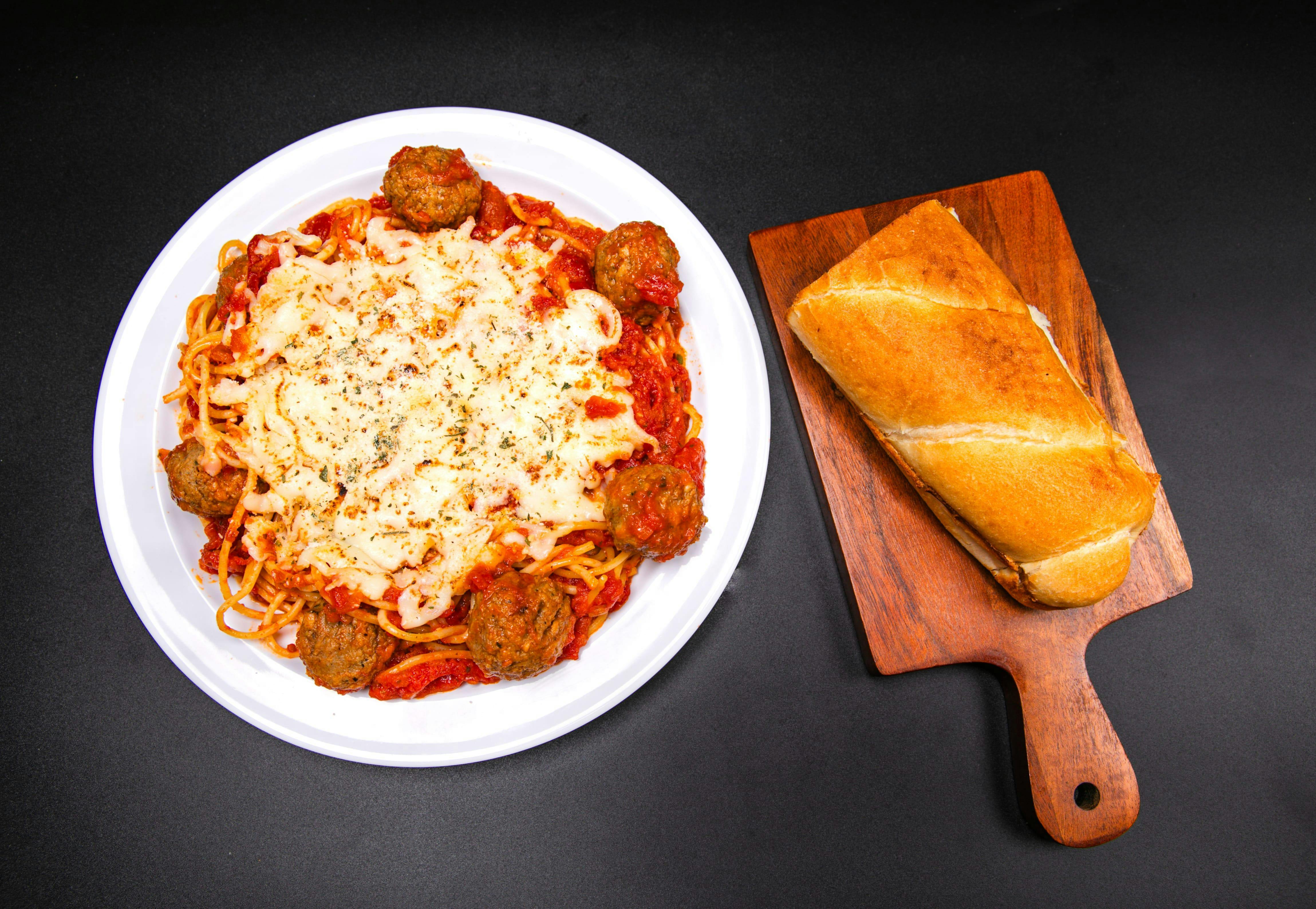 Meatball Parm Dinner from Legends Pizza - Wolf Rd in Colonie, NY