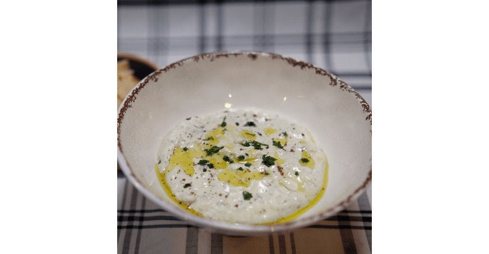 Haidari Yoghurt Dip Plate from The Mediterranean Joint in Madison, WI