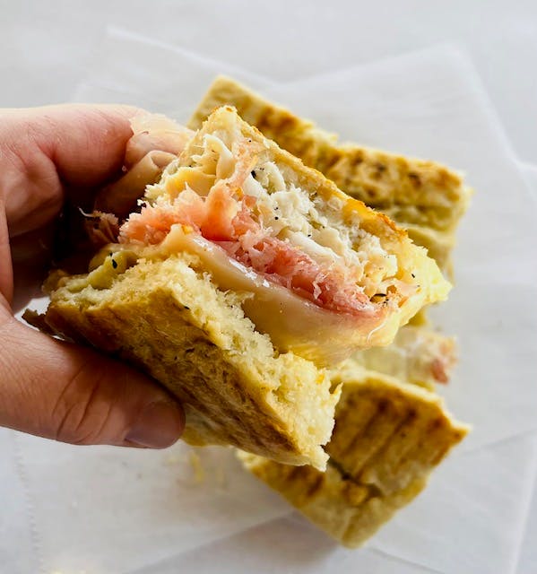 Special Panini- Chicken Cordon Bleu from Arrosto Delicatessen in Sheboygan, WI