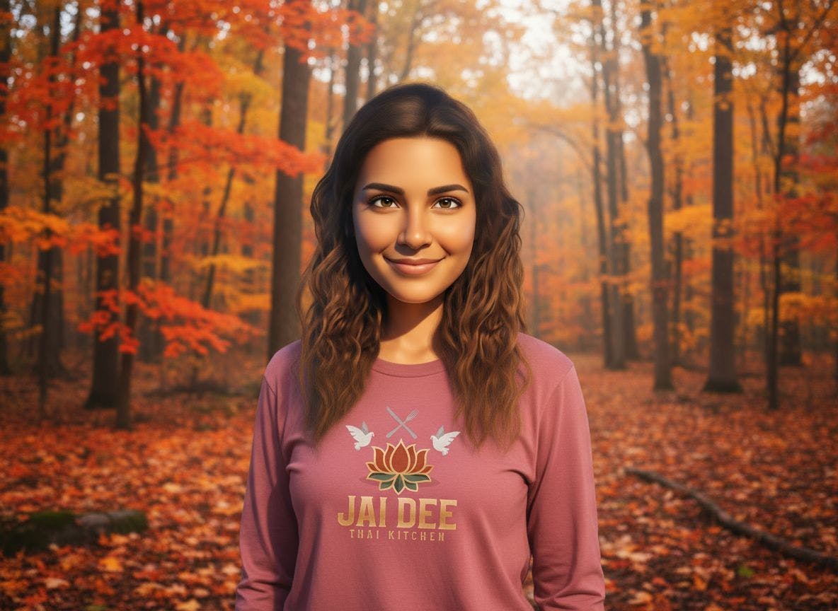 Ladies Long Sleeve Shirt from Jai Dee Thai Kitchen - Clinton Hwy in Knoxville, TN