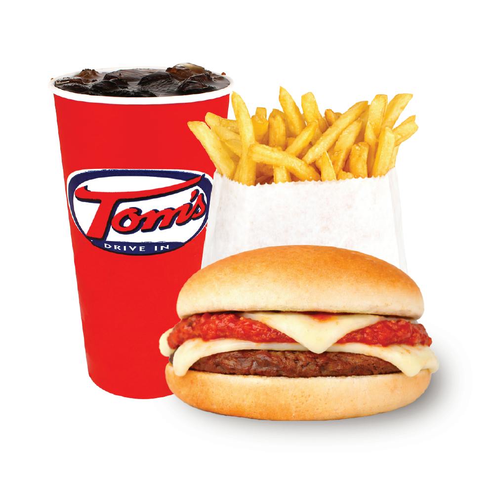 #15 Pizza Burger Combo from Tom's Drive In in Appleton, WI