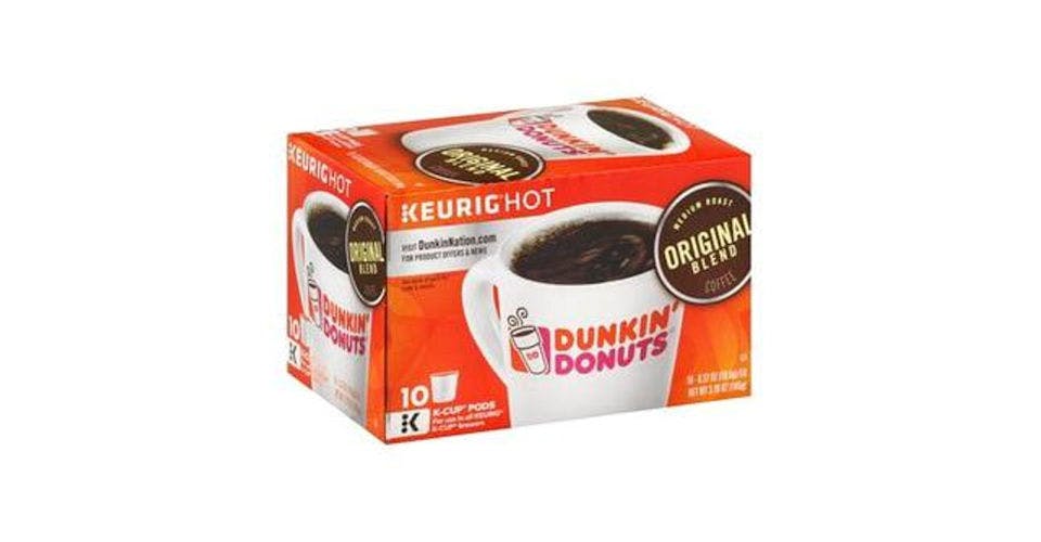 Dunkin' Donuts Original Blend Medium Roast Coffee K-Cup Pods (10 ct) from CVS - Iowa St in Lawrence, KS