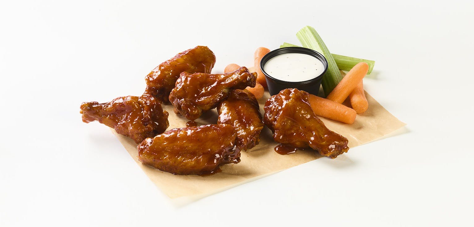 6 Honey Sriracha Traditional Wings from Buffalo Wild Wings GO - N Oakland Ave in Milwaukee, WI
