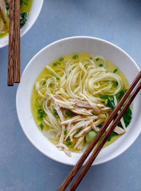 Chicken Broth Noodle Soup ???? from DJ Kitchen in Philadelphia, PA