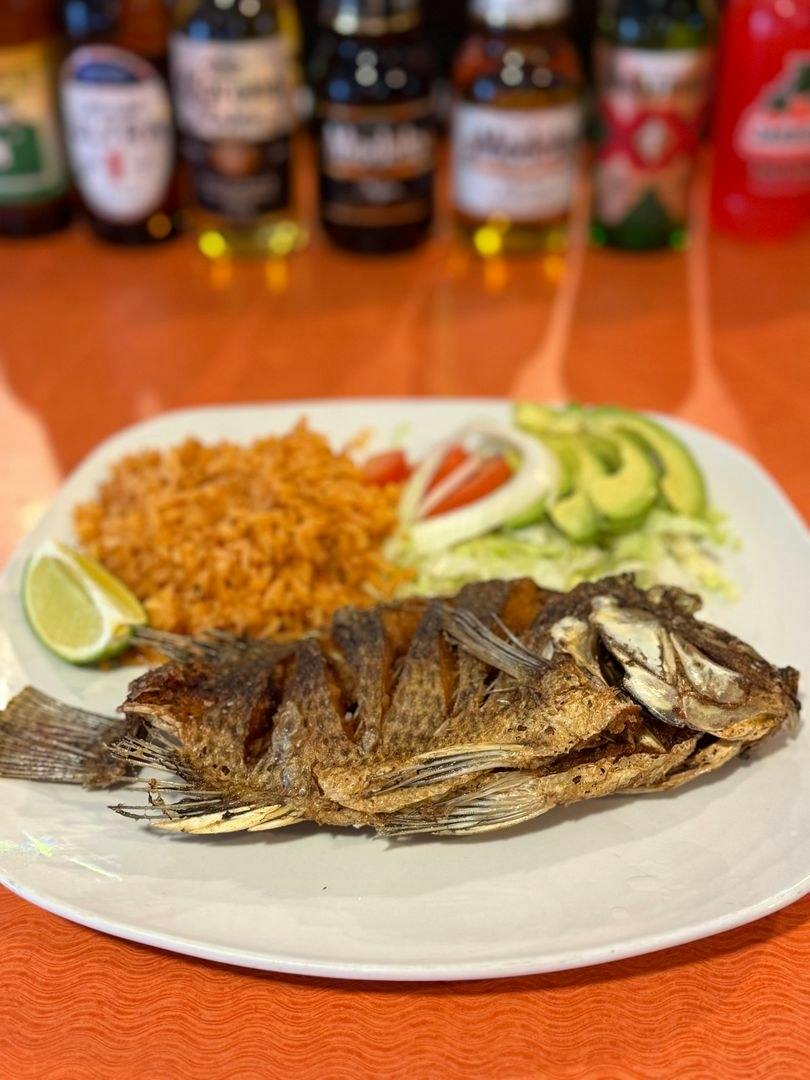 Fried Tilapia (Mojarra) from Silly Serrano Mexican Restaurant in Eau Claire, WI