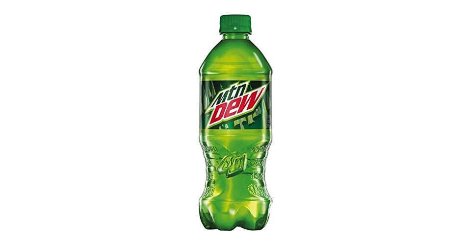 Mountain Dew Original, 20 oz. Bottle from Mobil - S 76th St in West Allis, WI