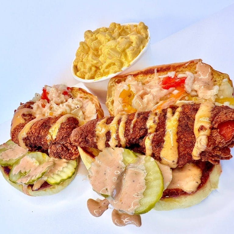 2 Sliderz from Tendeez Hot Chicken - Wisconsin St in Oshkosh, WI