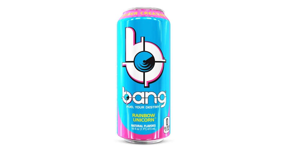 Bang Energy Drink Rainbow Unicorn, 16 oz. Can from Ultimart - W Johnson St. in Fond du Lac, WI