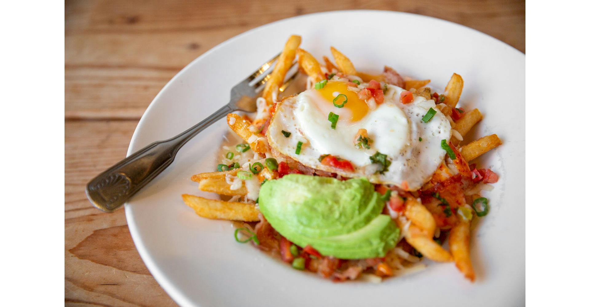 Loaded Breakfast Fries from Bites Restaurant in Forest Grove, OR