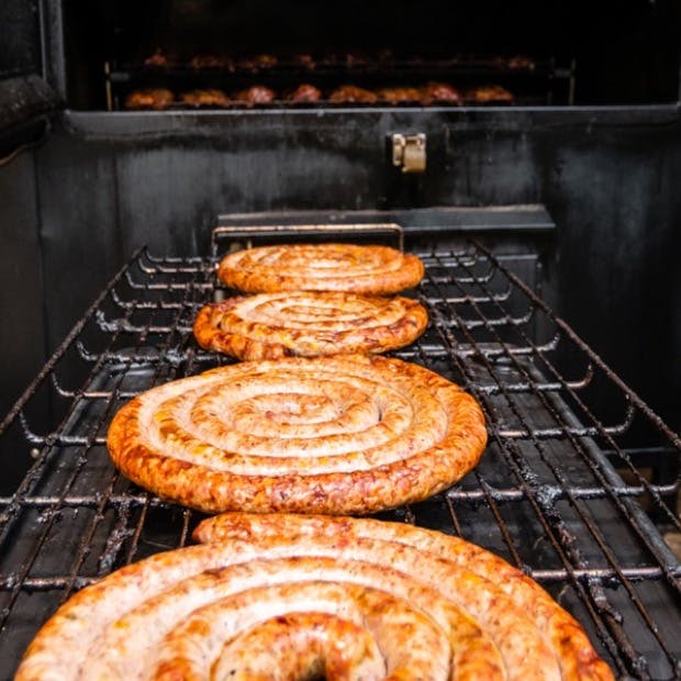 Smoked Sausage  & 2 Sides from Beef Butter BBQ - N Sherman Ave in Madison, WI