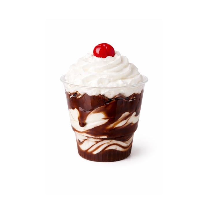 Chocolate Sundae from Tom's Drive In in Appleton, WI