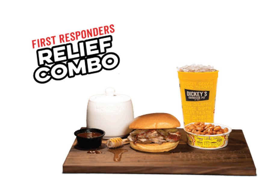 First Responder Relief Combo from Dickey's Barbecue Pit - I 35E in Denton, TX