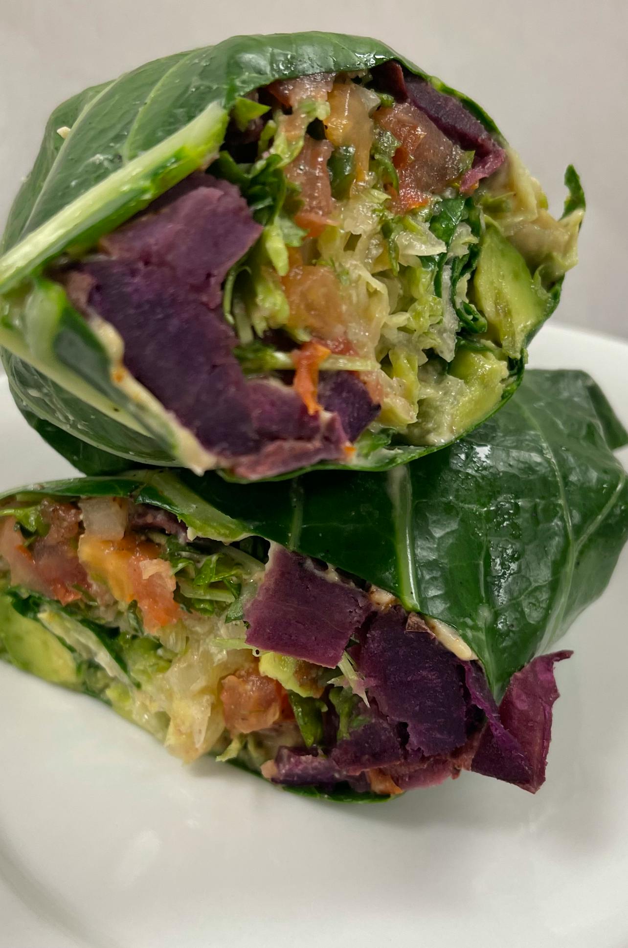 (GF)Collard Green Burrito from Justveggiez in Madison, WI