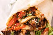Chicken Kebab Wrap from Oasis Food Market in Oakland, CA