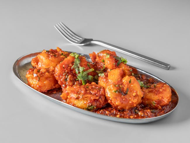 Lasooni Shrimp from Noor Biryani Indian Grill in Suffern, NY