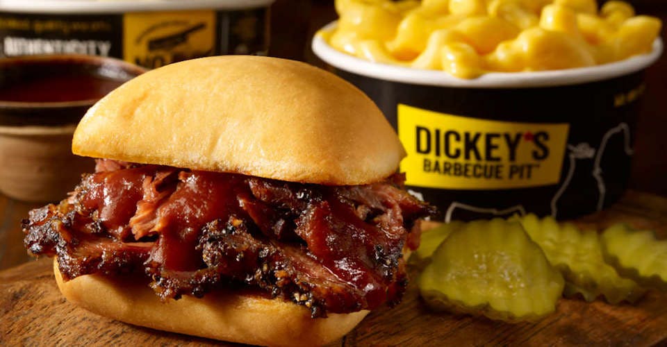 Slider Plate from Dickey's Barbecue Pit: Lexington (KY-0914) in Lexington, KY