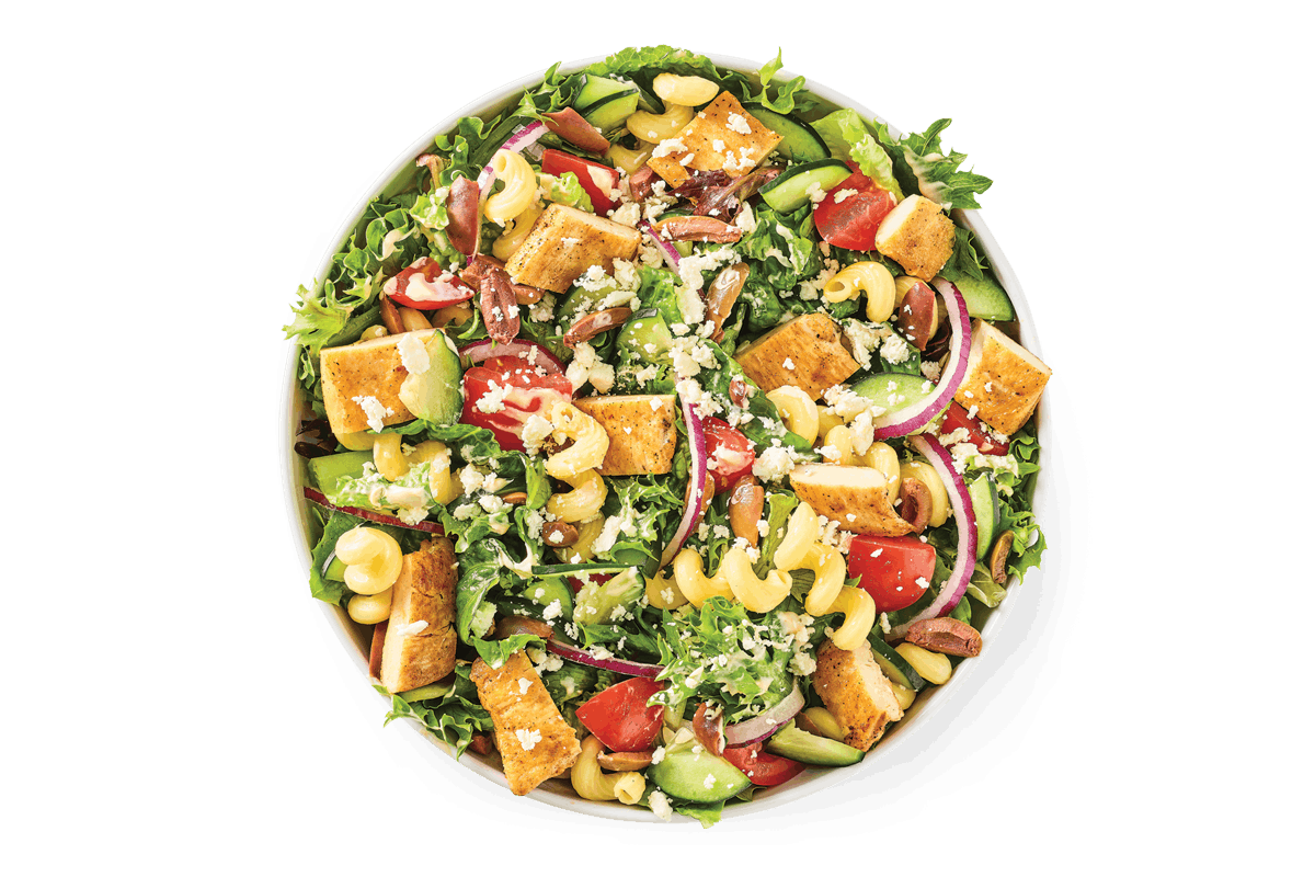 Med Salad with Grilled Chicken from Noodles & Company - Wausau Town Center in Wausau, WI