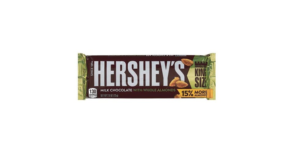 Hershey's Milk Chocolate With Almonds King Size (2.6 oz) from CVS - N 14th St in Sheboygan, WI