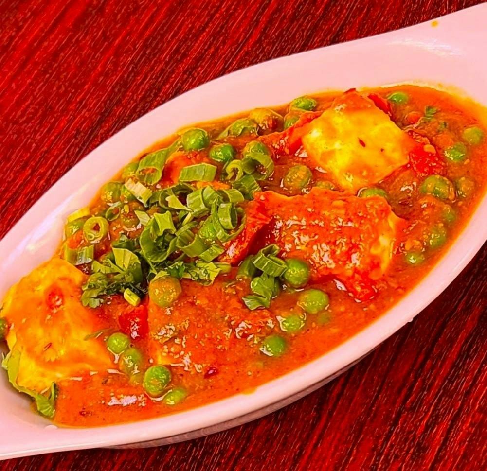 Matar Paneer from OM Indian Cuisine in San Francisco, CA