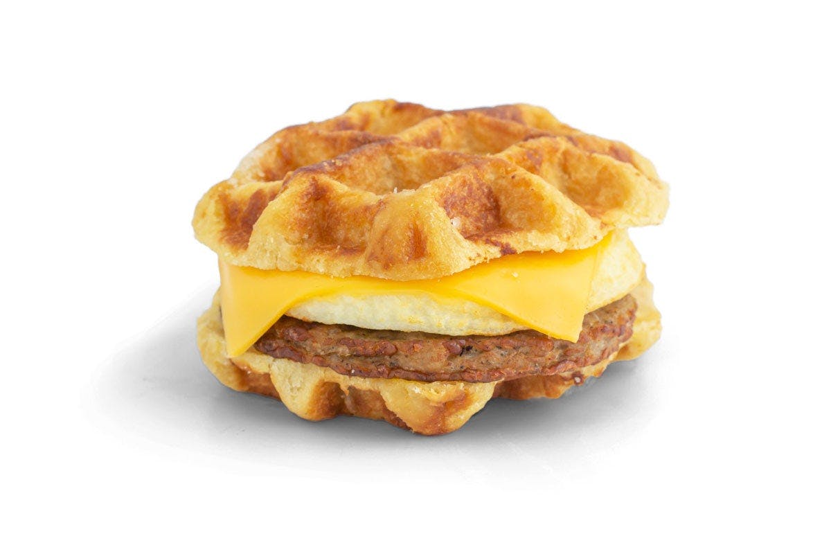 Waffle Breakfast Sandwich from Kwik Star - Runway Ct in Cedar Rapids, IA