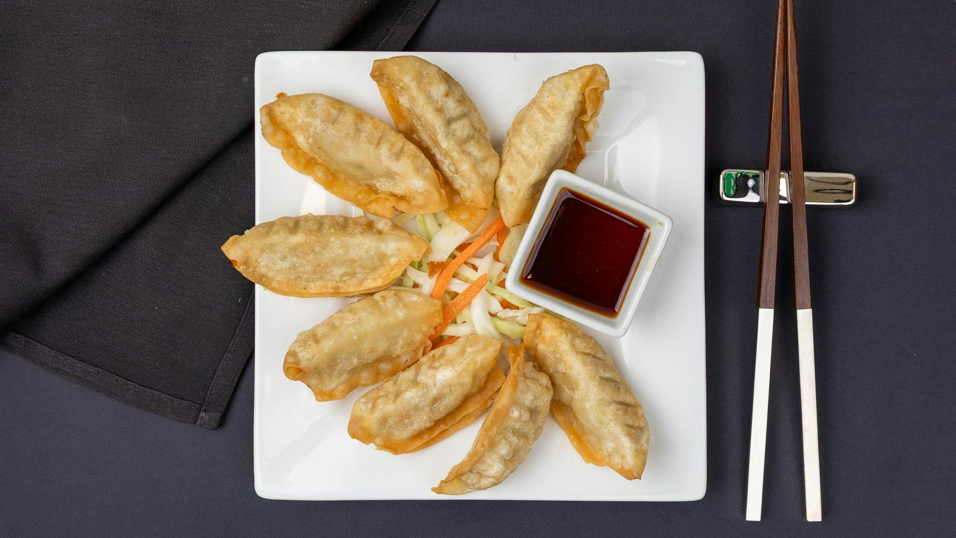 A6. Fried Pot Stickers (8) from General Tso's Restaurant & Catering - Dunwoody in Dunwoody, GA