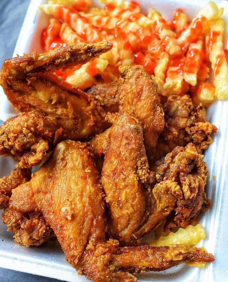 ??  Wings with French Fries from General Tso's in Dunwoody, GA