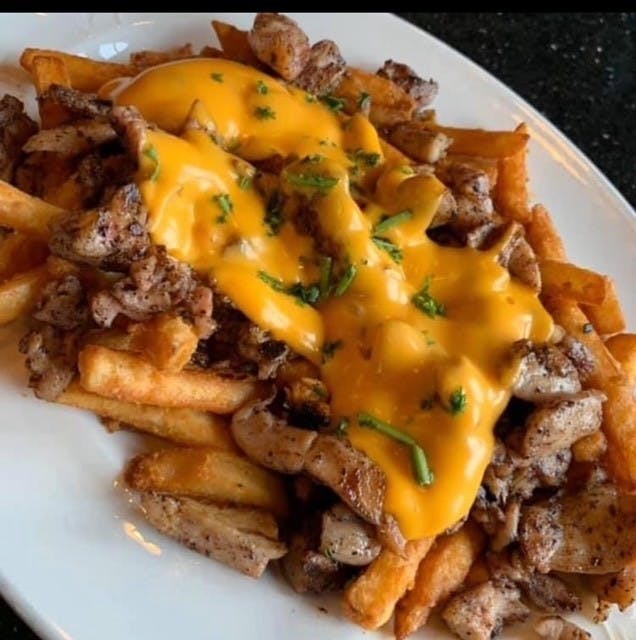 Shawarma Cheesy Fries from Casablanca in Milwaukee, WI