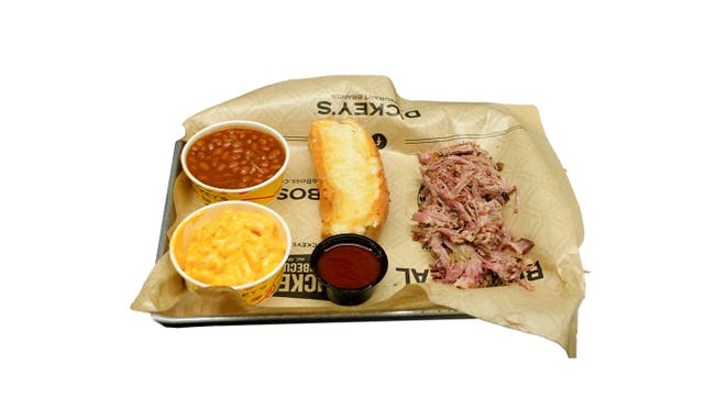 Pickle Ranch Pulled Pork Plate from Dickey's Barbecue Pit: Lafayette (LA-1173) in Lafayette, LA