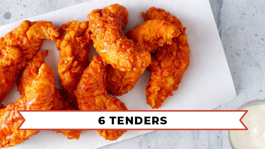 6 Tenders from Wings Over Greenville in Greenville, NC