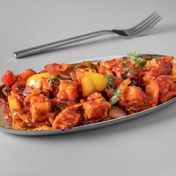 Chili Paneer from Noor Biryani Indian Grill in Suffern, NY